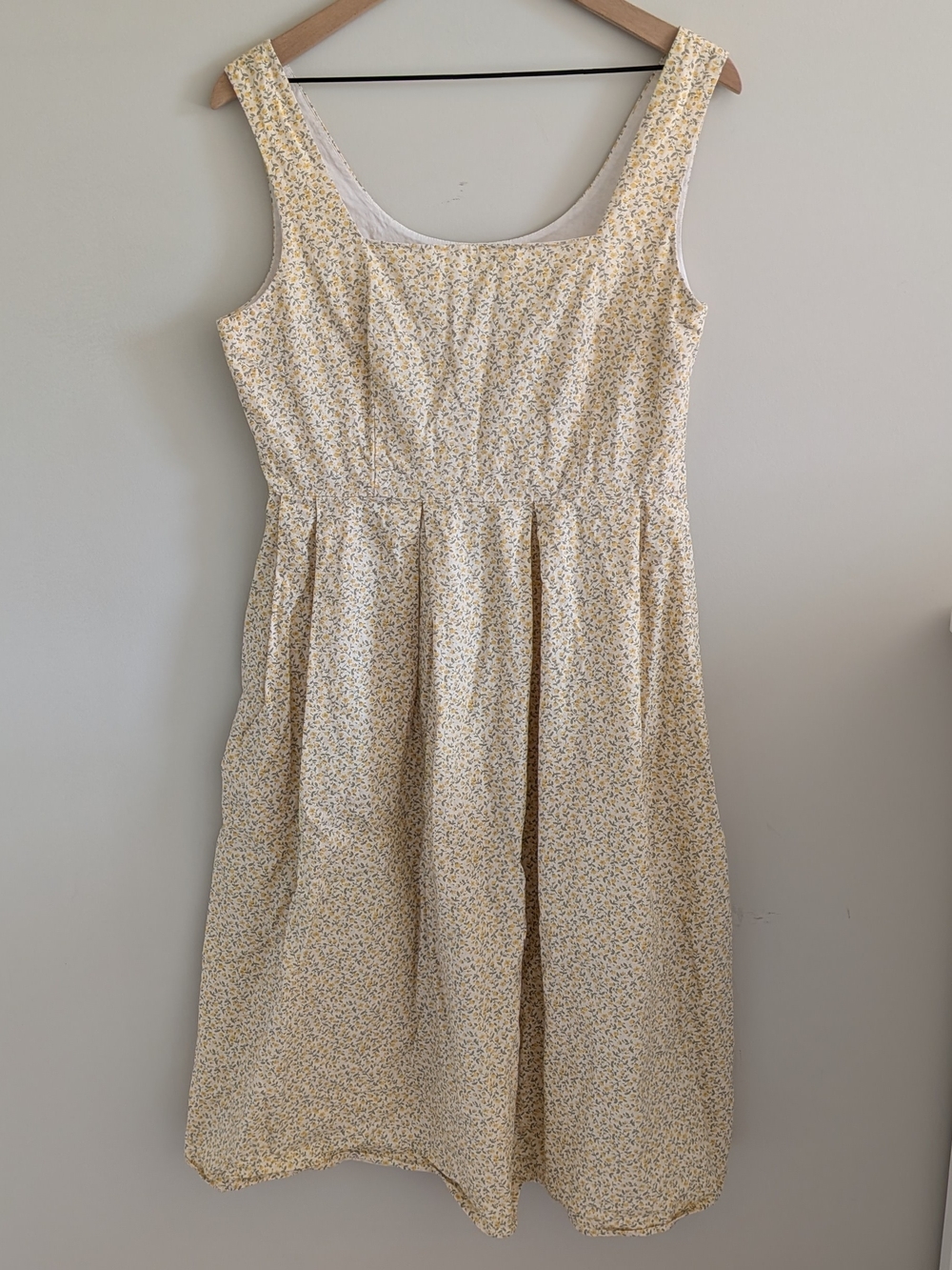 Daniel Cremieux Yellow Floral Midi Dress